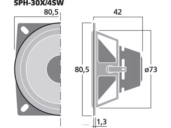 Monacor SPH-30X/4SW - 4