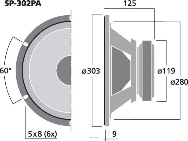 Monacor SP-302PA - 3