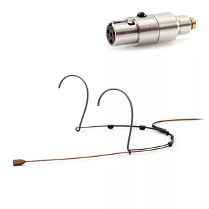 DPA 4088-DC-A-C10-LH - 4088 CORE Directional Headset Mic, Brown, TA4F Mini-XLR