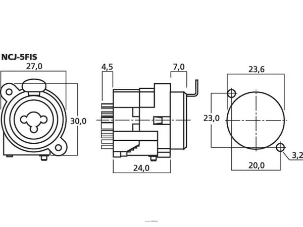 Monacor NCJ-5FIS - 2
