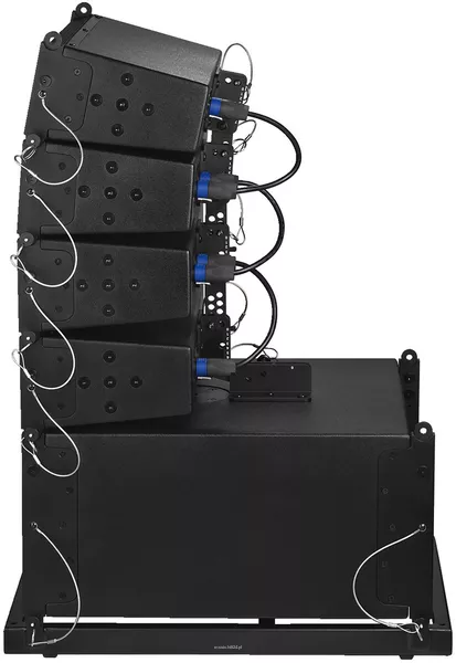 MONACOR L-RAY/1000  Profesjonalny, aktywny system głośnikowy line-array PA (z oprogr. DSP), 1000W - 3