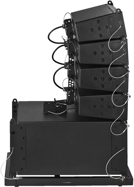 MONACOR L-RAY/1000  Profesjonalny, aktywny system głośnikowy line-array PA (z oprogr. DSP), 1000W - 2