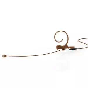 DPA 4166-OC-F-C00-LE - 4166 CORE Omni Flex Earset Mic, 110 mm Boom, Brown, MicroDot