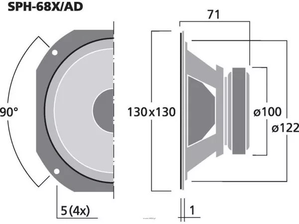 Monacor SPH-68X/AD - 3
