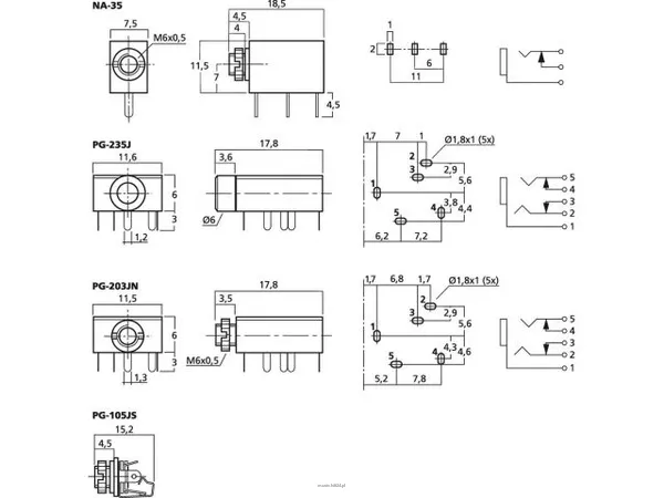 Monacor PG-203JN - 2