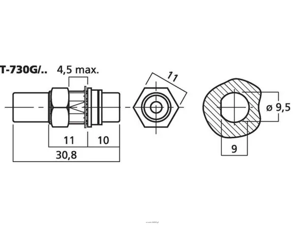 Monacor T-730G/WS - 2