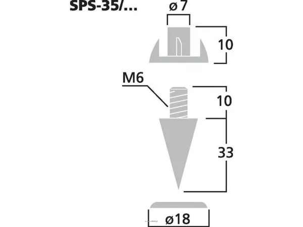 Monacor SPS-35/GO - 3