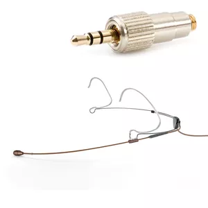 DPA 4466-OC-R-C34 - 4466 CORE Omni Headset Mic, Brown, Mini-Jack