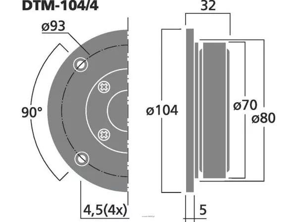 Monacor DTM-104/4 - 3