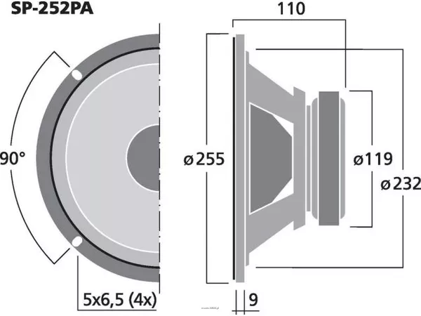 Monacor SP-252PA - 3