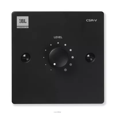 JBL CSR-V-BLK - Ścienny regulator poziomu, czarny