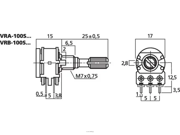 Monacor VRB-100S100 - 2