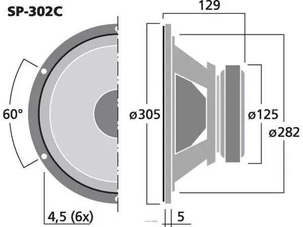 Monacor SP-302C - 3