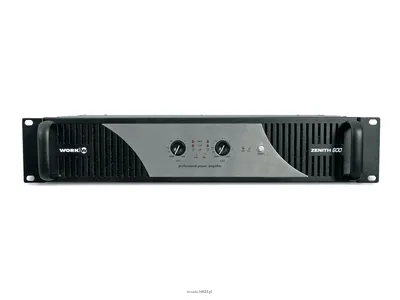 ZENITH 600 Wzmacniacz mocy 2 U - 2 x 200 W / 8 ohm lub 2 x 300 W / 4 ohm lub 2 x 450 W / 2 ohm lub 1 x 600 W / 8 ohm lub 1 x 850 W / 4 ohm