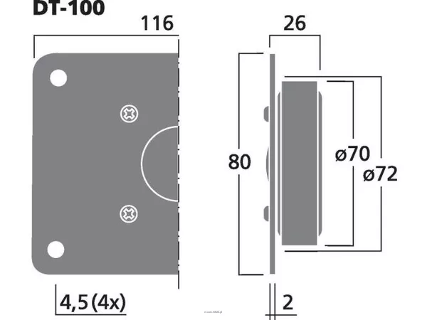 Monacor DT-100 - 3