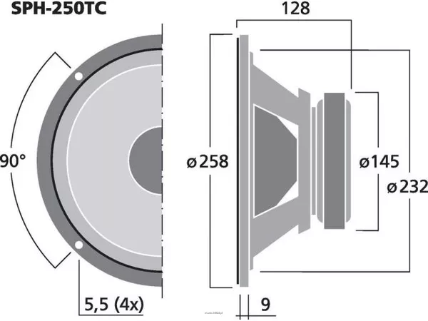 Monacor SPH-250TC - 3