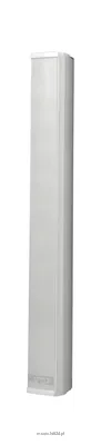 Biamp Desono COLS81 wąska(66mm) i płytka (66mm) (wys 613mm) kolumna głośnikowa wodoodporna - IP 66; 8x2" woofer i 1" tweeter 30-15-6W/70-100V lub 40W/8Ω, 250-20kHz; BIAŁA