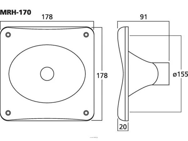 Monacor MRH-170 - 2