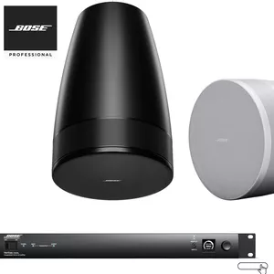 Bose DesignMax Luna + Veritas 2160BL – profesjonalny zestaw nagłośnienia z mocnym basem (8" woofer, pasmo od 40 Hz)