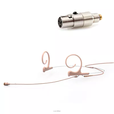 DPA 4266-OC-F-F10-LH - 4266 CORE Omni Flex Headset Mic, 110 mm Boom, Beige, TA4F Mini-XLR