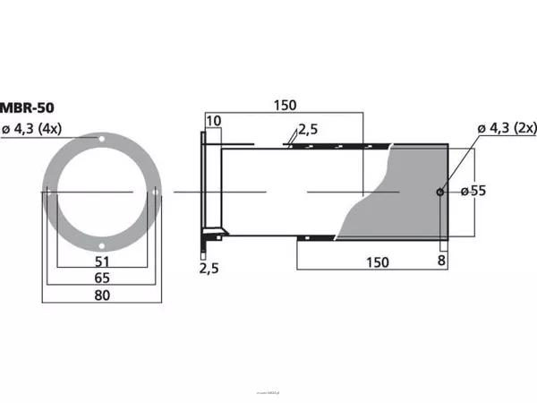 Monacor MBR-50 - 2