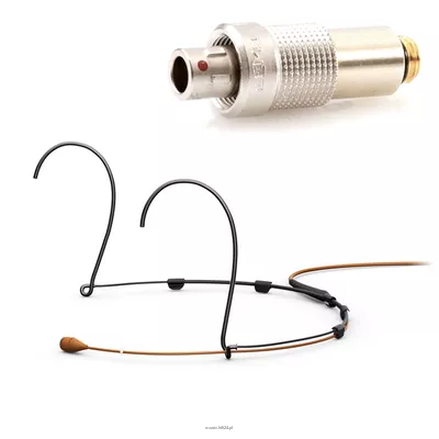 DPA 4066-OC-A-C03-LH - 4066 CORE Omni Headset Mic, Brown, 3-pin LEMO