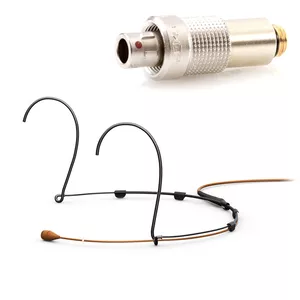 DPA 4066-OC-A-C03-LH - 4066 CORE Omni Headset Mic, Brown, 3-pin LEMO