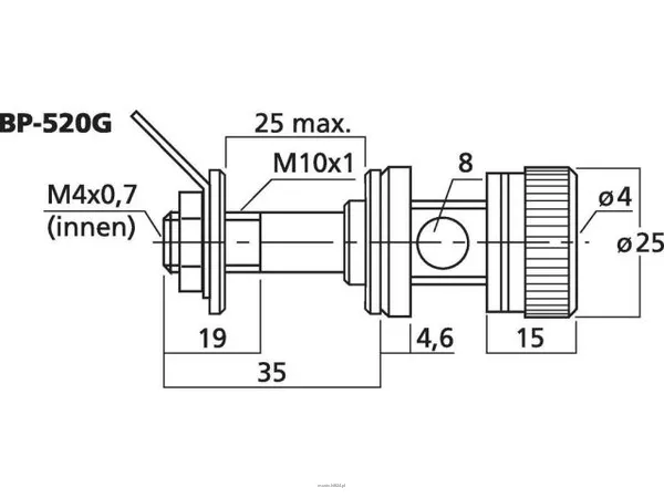 Monacor BP-520G - 2