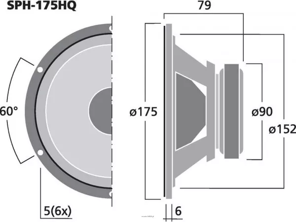 Monacor SPH-175HQ - 2