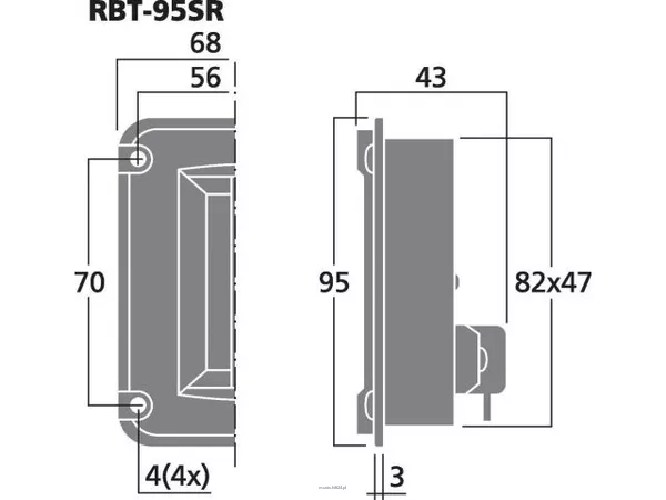 Monacor RBT-95SR - 3