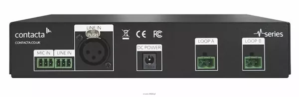 CONTACTA V15Aplus--EU wzmacniacz pętli indukcyjnej z dwoma wyjściami, 2x 15V@5A RMS - 2