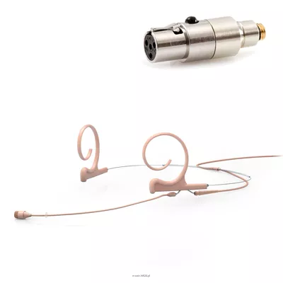 DPA 4266-OC-F-F10-MH - 4266 CORE Omni Flex Headset Mic, 90 mm Boom, Beige, TA4F Mini-XLR