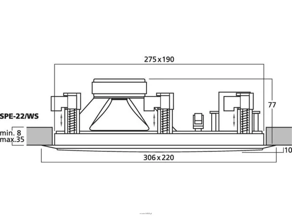Monacor SPE-22/WS - 3
