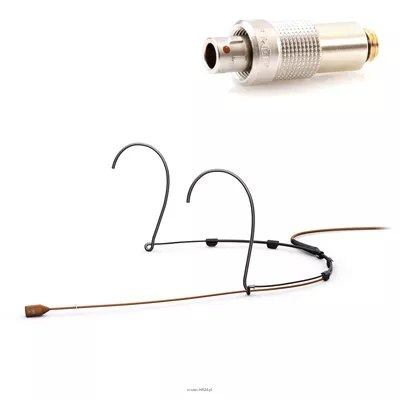 DPA 4088-DC-A-C03-LH - 4088 CORE Directional Headset Mic, Brown, 3-pin LEMO