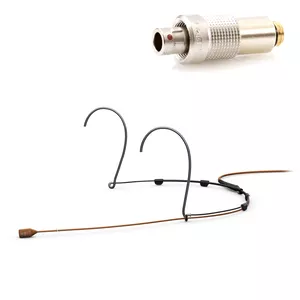DPA 4088-DC-A-C03-LH - 4088 CORE Directional Headset Mic, Brown, 3-pin LEMO