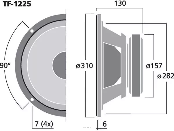 Monacor TF-1225 - 3