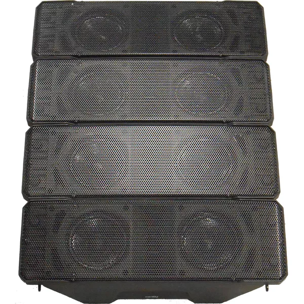 TOA HX-7B WPEN  Kompaktowy system liniowy o regulowanym kącie otwarcia; moc znamionowa 750W, efektywność 100 dB, pasmo przenoszenia 70 Hz - 20 kHz; obudowa w kolorze czarnym; konstrukcja do instalacji zewnętrznych - 4