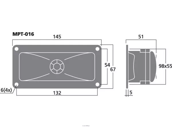 Monacor MPT-016 - 2