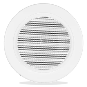 AUDAC AWP06 SpringFit™ waterproof ceiling speaker White version - 6W – 8Ω, IP65, 100V – 6W, 3W, 1,5W