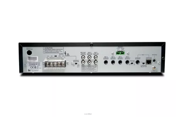 TOA A-3248DME Moc wyjściowa 480 W 5-pasmowy korektor Panel sterowania dla MP3, USB, karty SD oraz Bluetooth - 2