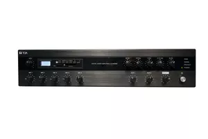 TOA A-3248DME Moc wyjściowa 480 W 5-pasmowy korektor Panel sterowania dla MP3, USB, karty SD oraz Bluetooth