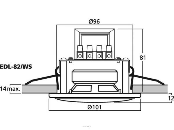 Monacor EDL-82/WS - 3