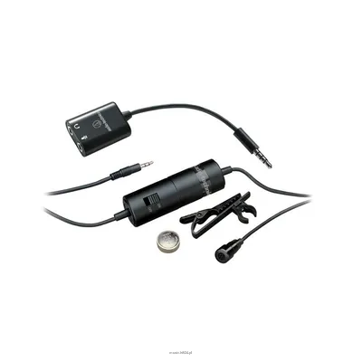 Audio-technica ATR3350xiS dookólny mikrofon pojemnościowy typu "lavalier"