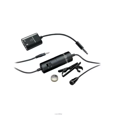 Audio-technica ATR3350xiS dookólny mikrofon pojemnościowy typu "lavalier"