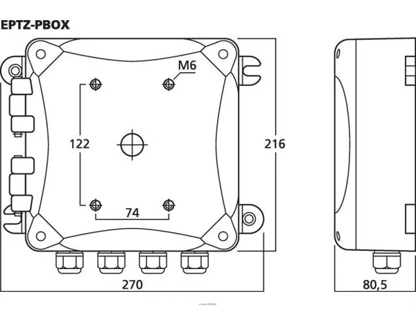 Monacor EPTZ-PBOX - 2