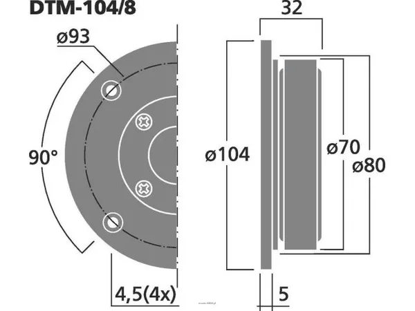 Monacor DTM-104/8 - 3