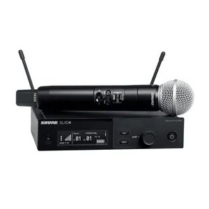 SHURE SLXD24E/SM58-J53 - Cyfrowy system bezprzewodowy z nadajnikiem/mikrofonem "do ręki" SM58 (562-606 ...