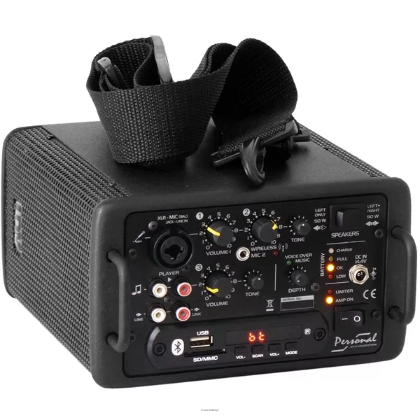 LDM PersonalBox Light  zestaw pozwalający bezproblemowo nagłośnić 100-150 osobowy tłum - 3