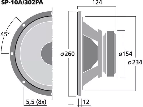 Monacor SP-10A/302PA - 2