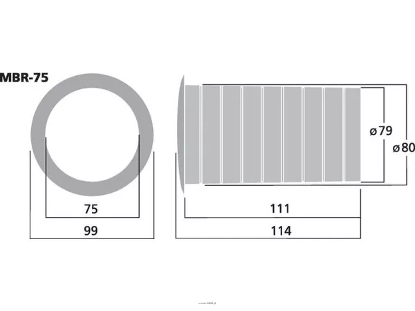 Monacor MBR-75 - 2